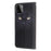 Cross Texture Pattern Printing Wallet Leather Phone Casing Stand for Samsung Galaxy A22 5G (EU Version) - Black Cat - 5