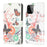 Full Protection Wallet Design Pattern Printing Leather Stand Protective Case with Stand for Samsung Galaxy A22 5G (EU Version) - Colorful Butterfly - 1