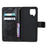 Imprint Butterfly Flower Wallet Stand Leather Mobile Phone Case for Samsung Galaxy A22 4G (EU Version) - Black - 5