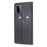 Wallet Design Cross Texture New Pattern Printing Leather Stand Case for Samsung Galaxy A22 4G (EU Version) - Cat Eyes - 3