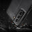 Flexible TPU Litchi Texture Cell Phone Back Case Cover for Samsung Galaxy S21 FE - Black - 4