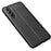 Flexible TPU Litchi Texture Cell Phone Back Case Cover for Samsung Galaxy S21 FE - Black - 7