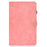 Plain Textured Leather Tablet Protective Shell for Samsung Galaxy Tab A7 Lite 8.7-inch - Pink - 2