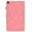 Plain Textured Leather Tablet Protective Shell for Samsung Galaxy Tab A7 Lite 8.7-inch - Pink - 3