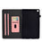 Plain Textured Leather Tablet Protective Shell for Samsung Galaxy Tab A7 Lite 8.7-inch - Pink - 7
