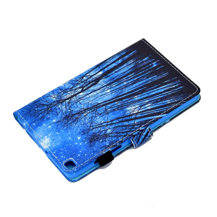 Pattern Printing Design Leather Full Protection Tablet Case for Samsung Galaxy Tab A7 Lite T220 / T225 - Grove - 5