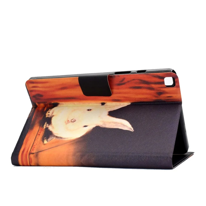 Pattern Printing Design Leather Tablet Case for Samsung Galaxy Tab A7 Lite 8.7-inch T220 / T225 - Rabbit - 3