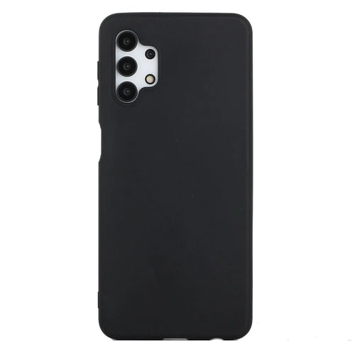 Matte Skin Shockproof TPU Phone Case Shell Cover for Samsung Galaxy A32 5G/M32 5G - Black - 1