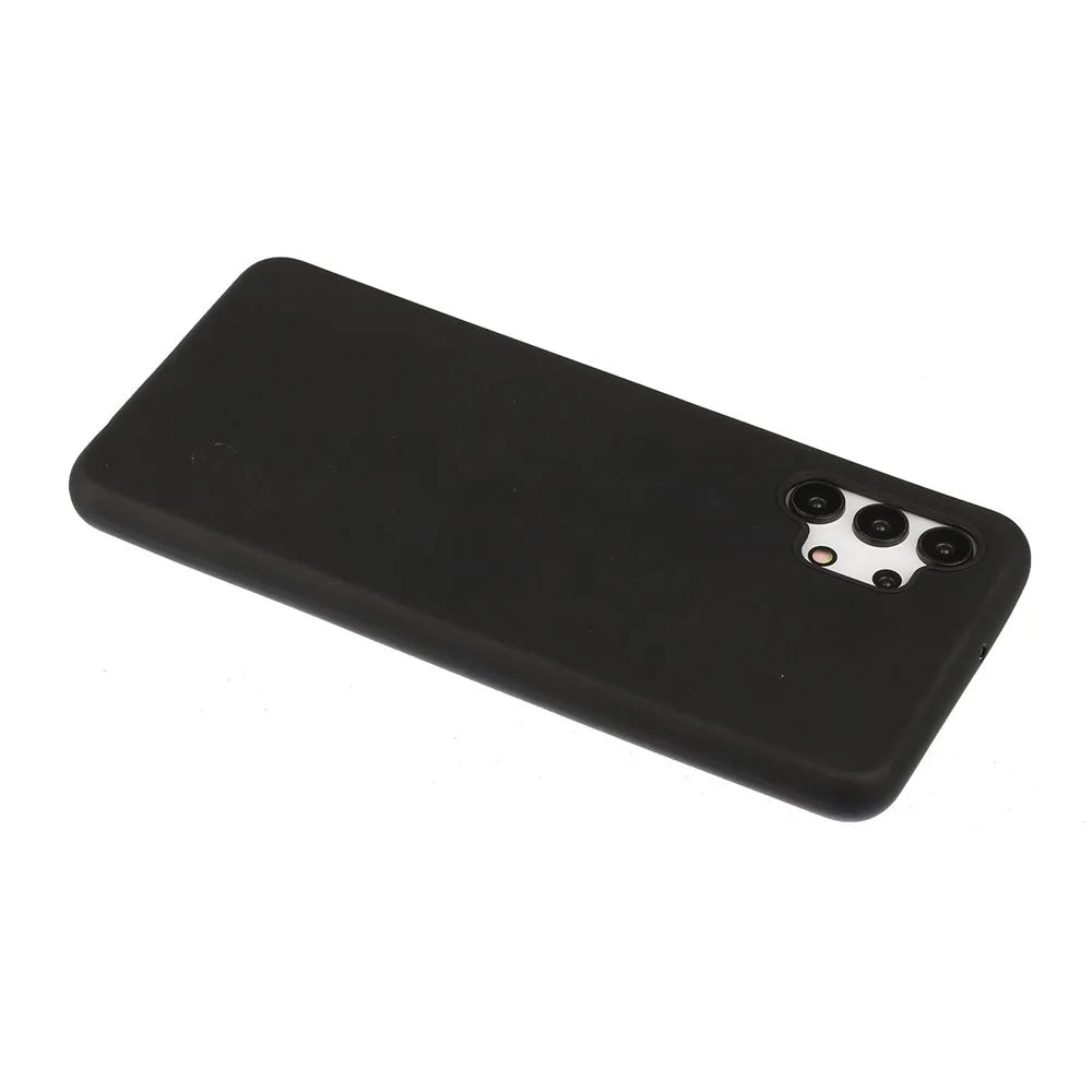 Matte Skin Shockproof TPU Phone Case Shell Cover for Samsung Galaxy A32 5G/M32 5G - Black - 3