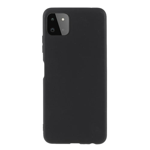 Double-Sided Matte TPU Mobile Phone Case Protector Cover for Samsung Galaxy A22 5G (EU Version) - Black - 1