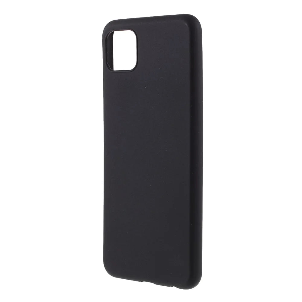 Double-Sided Matte TPU Mobile Phone Case Protector Cover for Samsung Galaxy A22 5G (EU Version) - Black - 2