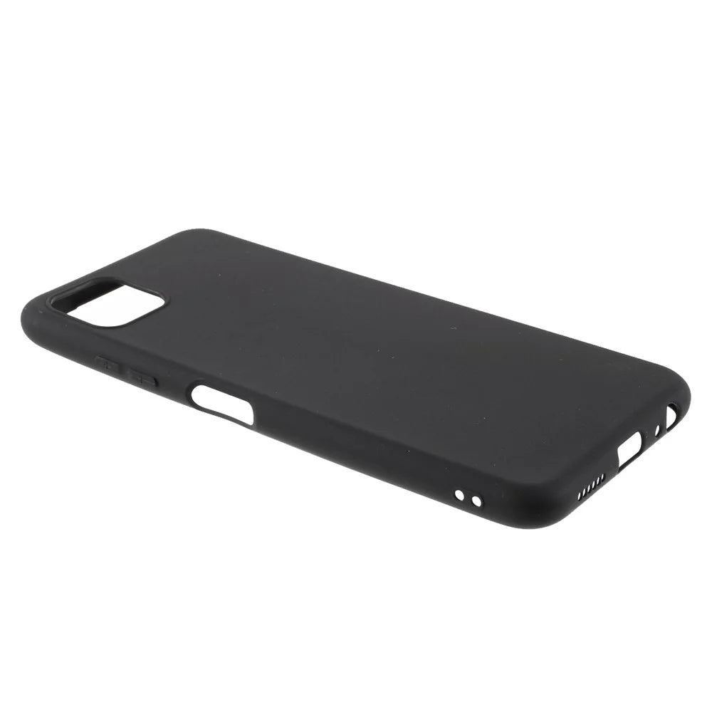 Double-Sided Matte TPU Mobile Phone Case Protector Cover for Samsung Galaxy A22 5G (EU Version) - Black - 4