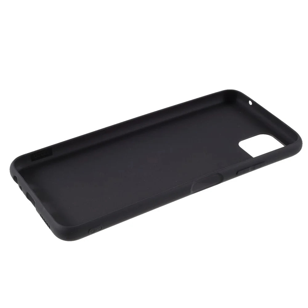 Double-Sided Matte TPU Mobile Phone Case Protector Cover for Samsung Galaxy A22 5G (EU Version) - Black - 7