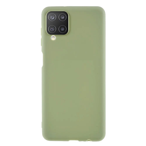 Double-Sided Matte TPU Phone Protective Case Cover Shell for Samsung Galaxy M12 - Green - 1
