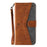 Splicing Stitching Skin-touch PU Leather Case Stand Protector Cover for Samsung Galaxy A22 4G (EU Version) - Brown - 2