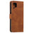 Splicing Stitching Skin-touch PU Leather Case Stand Protector Cover for Samsung Galaxy A22 4G (EU Version) - Brown - 7