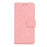 Wallet Stand Design Case for Samsung Galaxy S21 FE Plain Leather Phone Case - Pink - 2