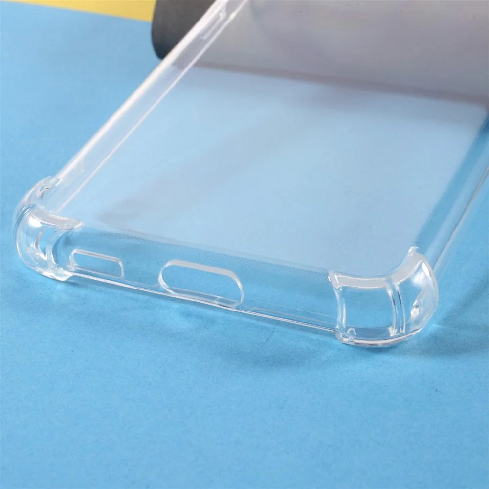 Precise Cut-Out Clear TPU Case Shockproof Phone Cover Case for Samsung Galaxy S21 FE - 4