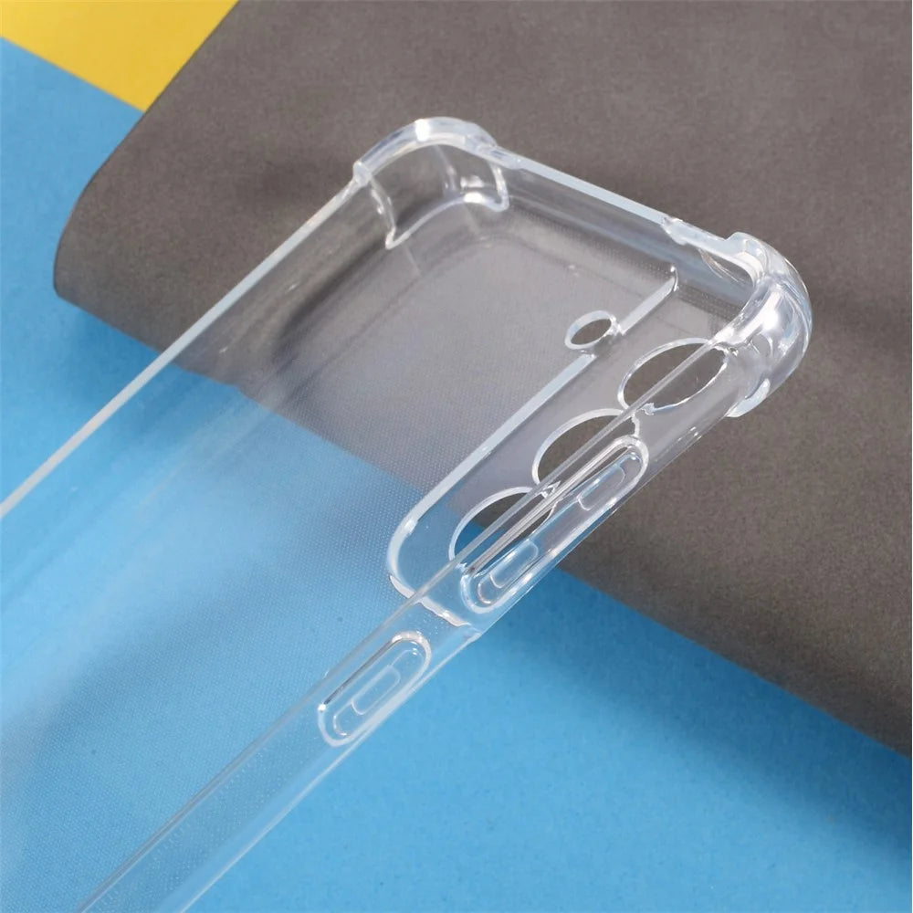 Precise Cut-Out Clear TPU Case Shockproof Phone Cover Case for Samsung Galaxy S21 FE - 6