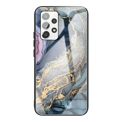 Shockproof Marble Pattern Tempered Glass + TPU Phone Case for Samsung Galaxy A32 4G (EU Version) - Style E - 1