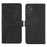 Wallet Stand Design Folio Flip Skin-touch Feeling Leather Protective Shell Phone Cover for Samsung Galaxy Quantum 2 - Black - 1