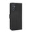 Wallet Stand Design Folio Flip Skin-touch Feeling Leather Protective Shell Phone Cover for Samsung Galaxy Quantum 2 - Black - 5