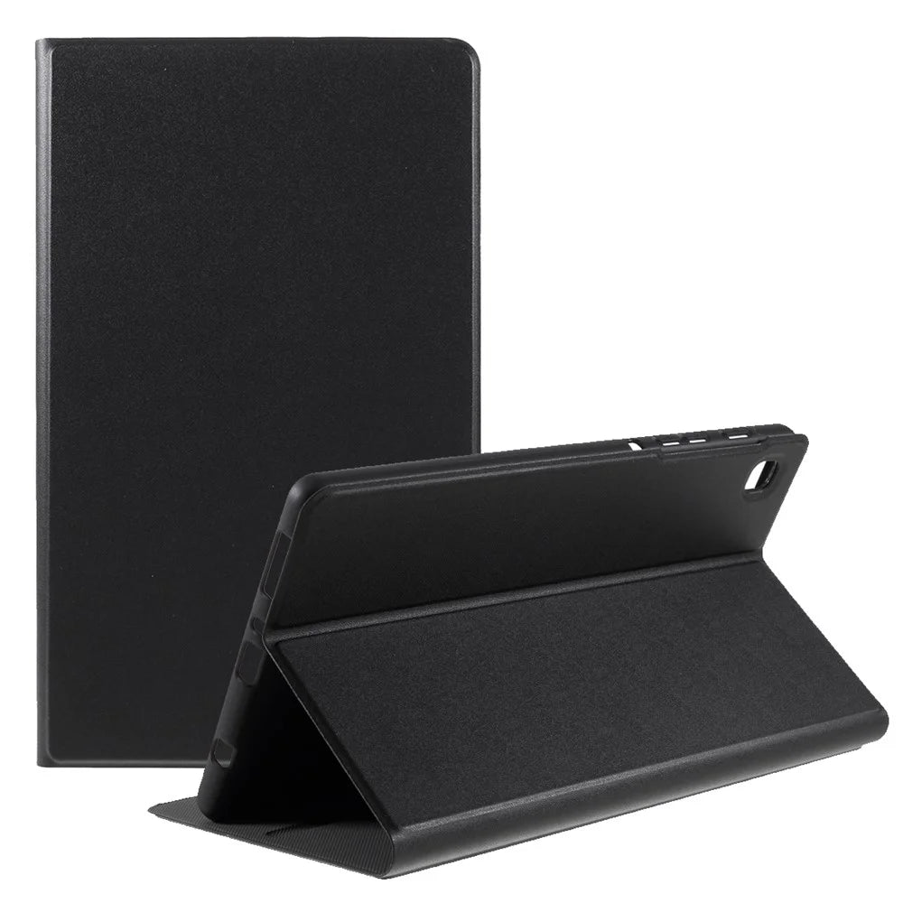 Leather Stand Protective Cover for Samsung Galaxy Tab A7 Lite 8.7-inch T220 / T225 - Black - 1