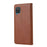 Auto-absorbed Wallet Stand Leather Cover for Samsung Galaxy A22 4G (EU Version) - Brown - 3