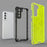 Honeycomb Pattern TPU + PC Hybrid Case Mobile Phone Protector for Samsung Galaxy S21 FE - White - 7