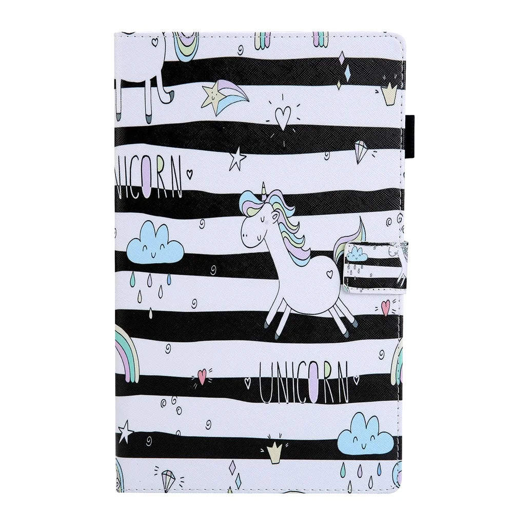 Pattern Printing Card Holder Shockproof Leather Tablet Case for Samsung Galaxy Tab A7 Lite 8.7 (2021) T220/T225 - Zebra Crossing - 2