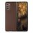 Carbon Fiber Texture Leather Case for Samsung Galaxy Z Fold2 5G - Brown - 1