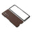 Carbon Fiber Texture Leather Case for Samsung Galaxy Z Fold2 5G - Brown - 3