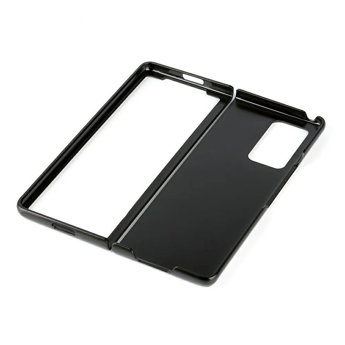 Carbon Fiber Texture Leather Case for Samsung Galaxy Z Fold2 5G - Brown - 7