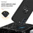 Invisible Ring Kickstand Design Hybrid Mobile Phone Case Cover for Samsung Galaxy S21 FE - Black - 2