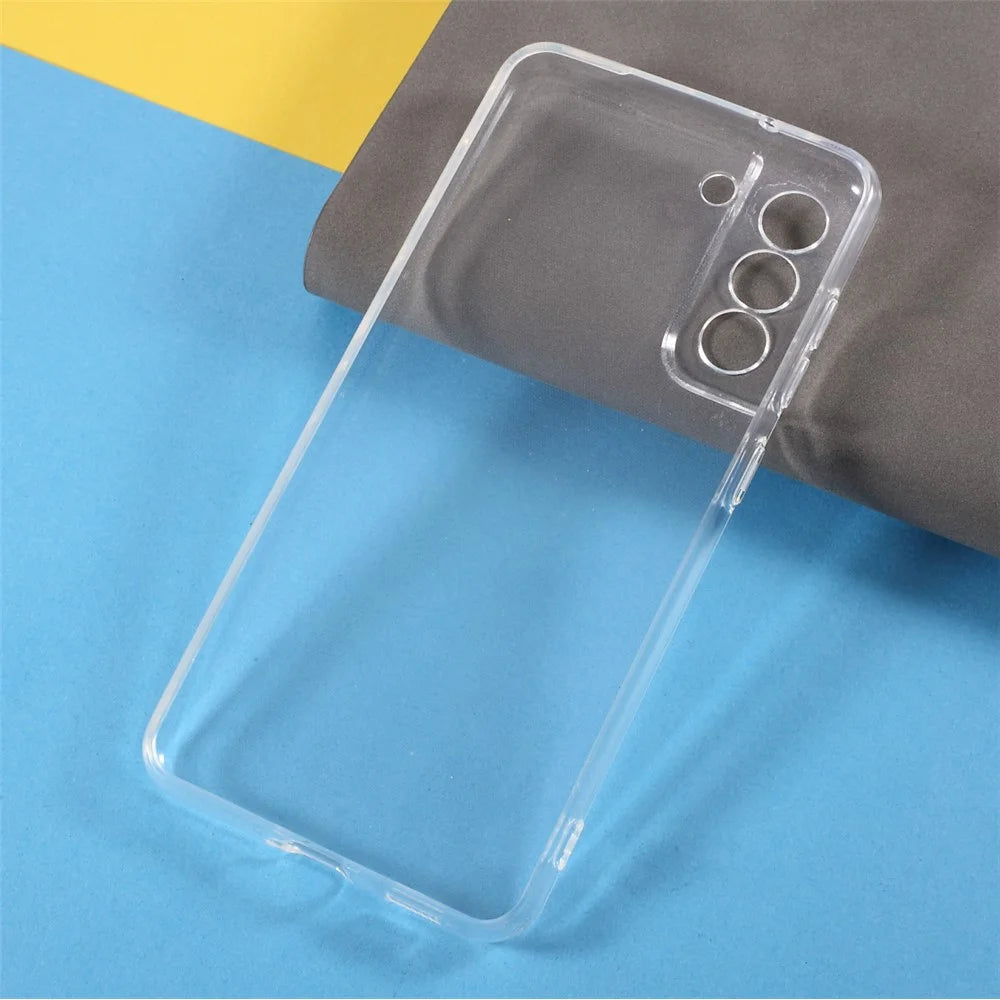 Transparent Soft TPU Mobile Phone Protective Case Cover for Samsung Galaxy S21 FE - 5