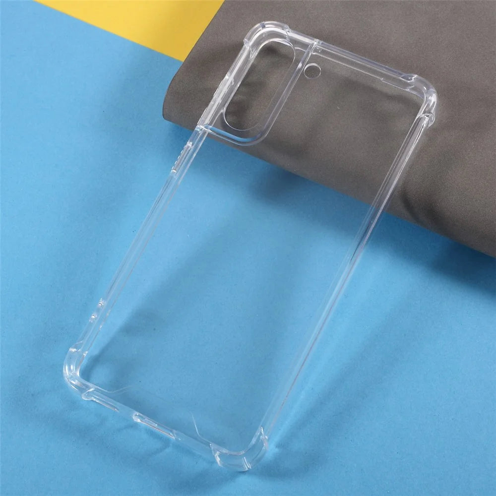 Transparent Shockproof TPU+ Acrylic Hybrid Case for Samsung Galaxy S21 FE - 2