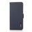 KHAZNEH RFID Blocking Design Litchi Texture Leather Protective Case Stand for Samsung Galaxy A22 5G (EU Version) - Blue - 5