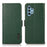 KHAZNEH Litchi Texture RFID Blocking Shockproof Leather Case Wallet Stand Cover for Samsung Galaxy A32 4G (EU Version) - Green - 1