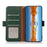 KHAZNEH Litchi Texture RFID Blocking Shockproof Leather Case Wallet Stand Cover for Samsung Galaxy A32 4G (EU Version) - Green - 3