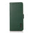 KHAZNEH Litchi Texture RFID Blocking Shockproof Leather Case Wallet Stand Cover for Samsung Galaxy A32 4G (EU Version) - Green - 5