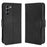Multiple Card Slots Design Leather Phone Case Cover Wallet Stand for Samsung Galaxy S21 FE - Black - 1