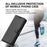 Wallet Design Litchi Texture Leather Phone Case Folio Flip Cover with Stand for Samsung Galaxy S21 FE - Black - 7