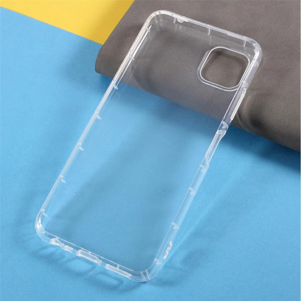 Shockproof TPU High Transparency Phone Protection Case Cover for Samsung Galaxy A22 5G (EU Version) - 5