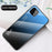 Well-Protected Anti-Scratch Tempered Glass Color Gradient Design Cell Phone Back Case for Samsung Galaxy A22 5G (EU Version) - Blue/Black - 2