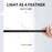 Well-Protected Anti-Scratch Tempered Glass Color Gradient Design Cell Phone Back Case for Samsung Galaxy A22 5G (EU Version) - Blue/Black - 4