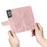 Wallet Design Big Butterfly Imprinting Leather Phone Shell with Stand for Samsung Galaxy S21 FE - Rose Gold - 3