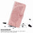 Wallet Design Big Butterfly Imprinting Leather Phone Shell with Stand for Samsung Galaxy S21 FE - Rose Gold - 7