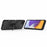 Cool Guard 2-in-1 Ring Holder Kickstand PC TPU Hybrid Case for Samsung Galaxy A22 5G (EU Version) - Black - 4