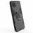 Cool Guard 2-in-1 Ring Holder Kickstand PC TPU Hybrid Case for Samsung Galaxy A22 5G (EU Version) - Black - 6