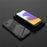 Foldable Kickstand PC + TPU Hybrid Phone Cover Back Case for Samsung Galaxy A22 5G (EU Version) - Black - 6